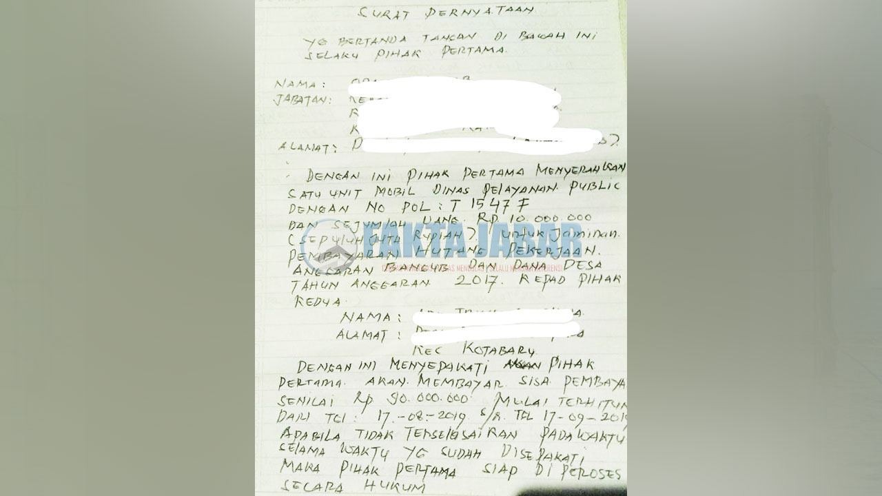 Viral Beredar Surat Mobil  Pelayanan Publik di  Karawang  